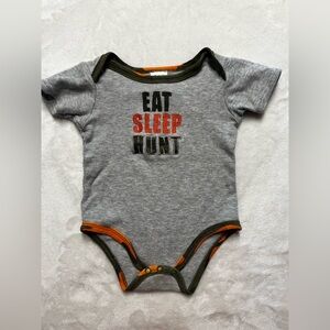 Gray and Orange Kids One Piece